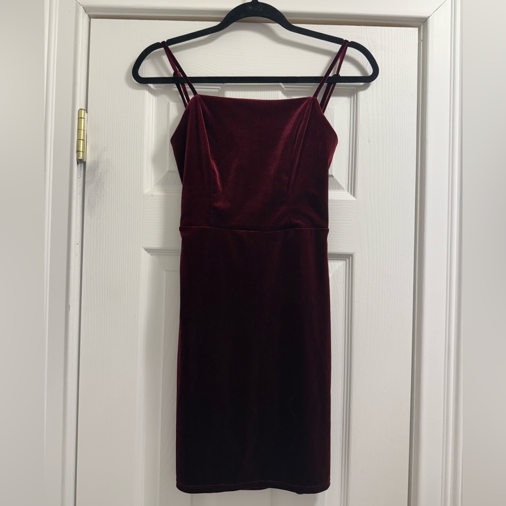 Velvet Body-con Mini Dress